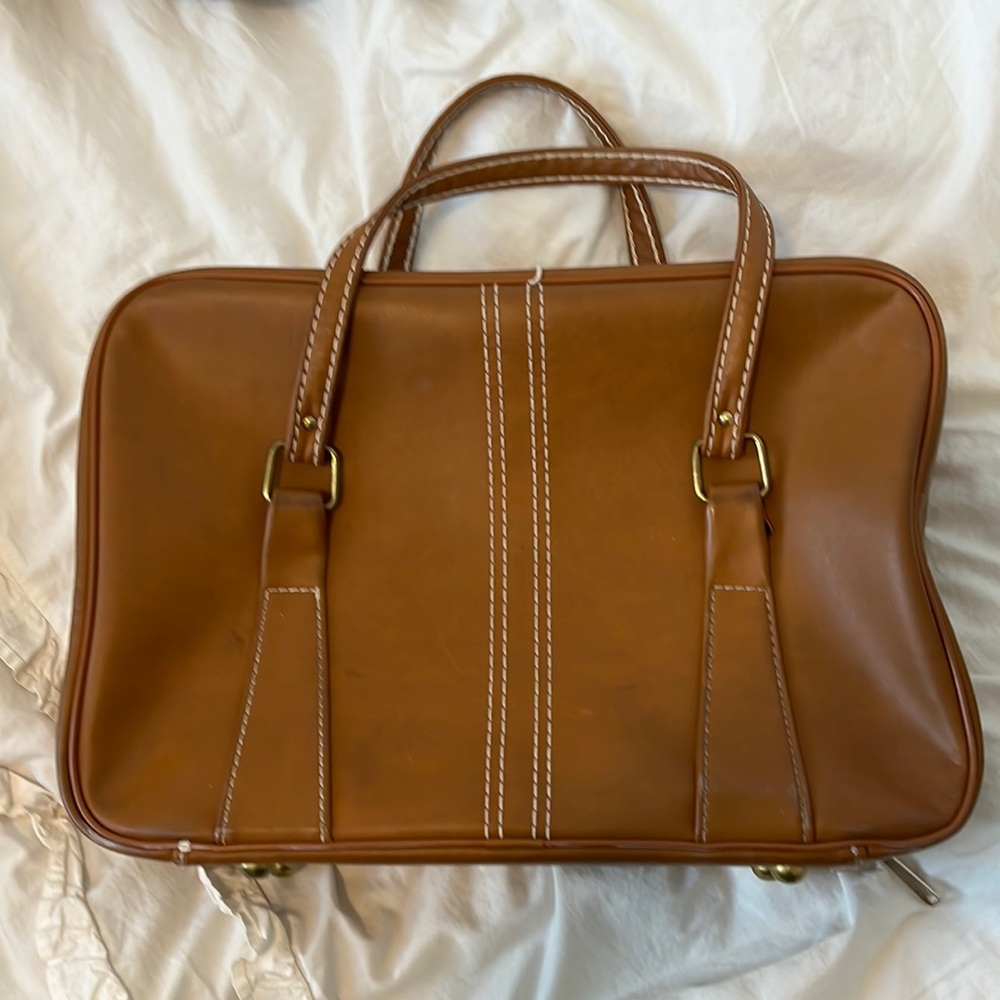 VINTAGE BROWN LEATHER BAG